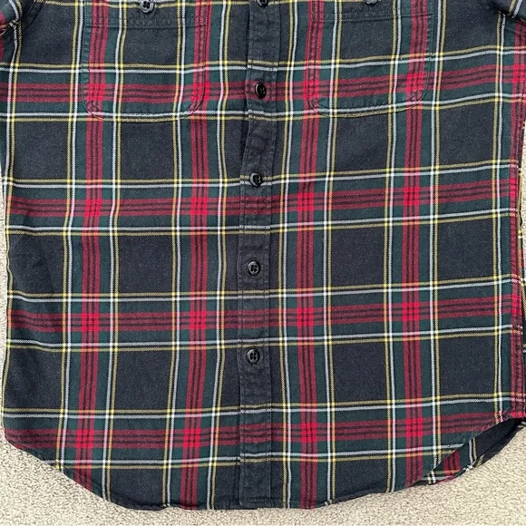 Duplicate Listing J.Crew Charcoal Grey & Red Plaid Long Sleeve Button Down Shirt - Picture 10 of 11